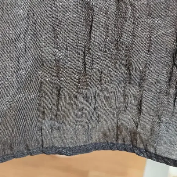 ๐ Lapis Anthropologie EUC Tube Dress Geometric Cityscape Strapless OS purple - Picture 7 of 17